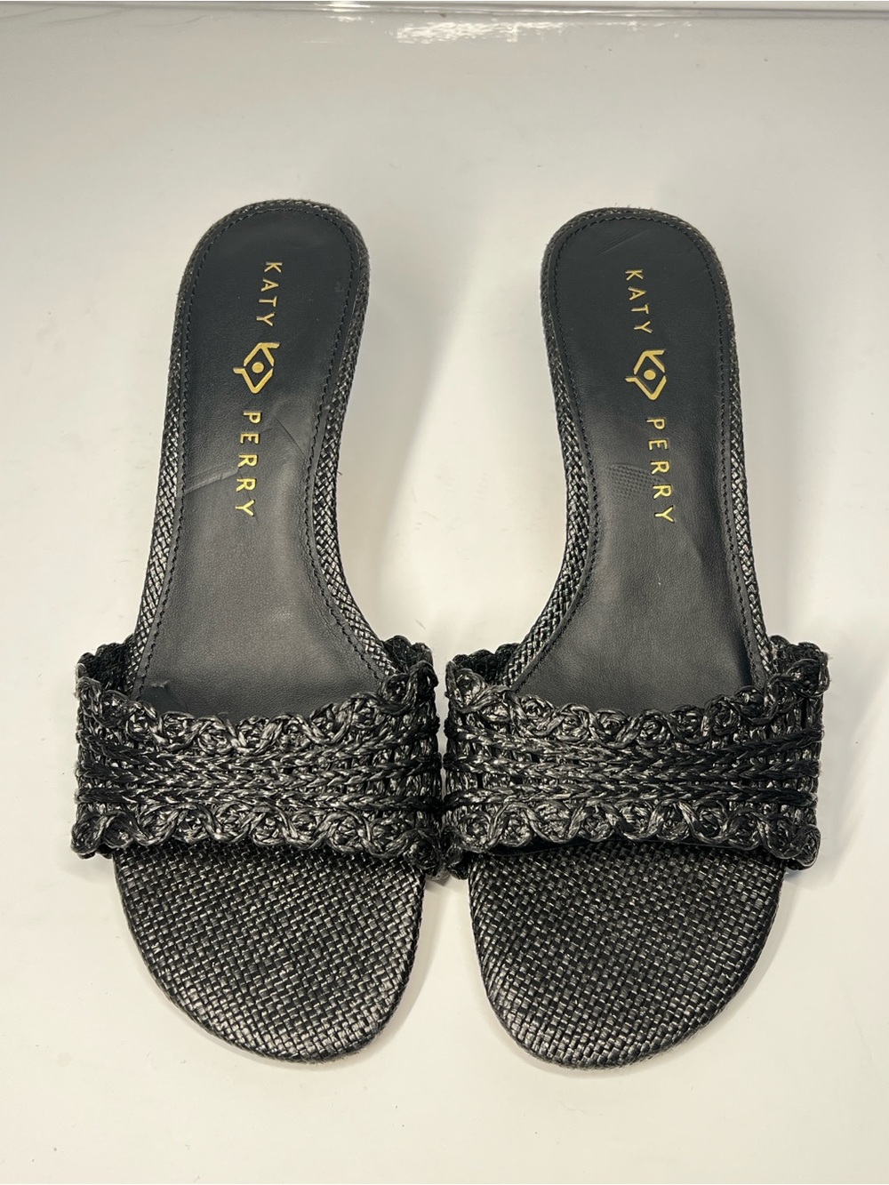 KATY PERRY 9 Black Sandals - Picture 3 of 10